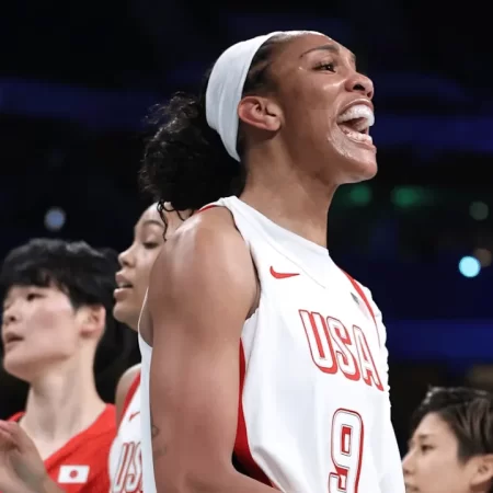 “Slam Dunk: A’ja Wilson Leads Team USA to Victory in Paris 2024 Women’s Basketball”