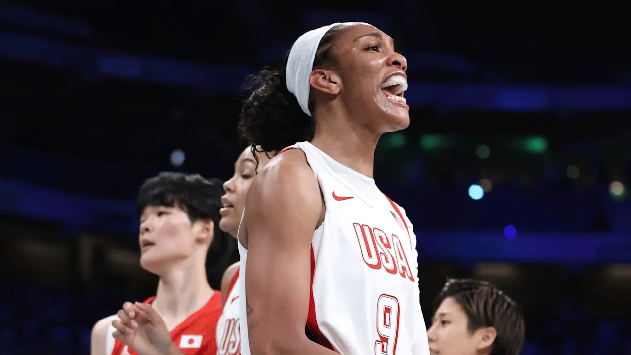 "Slam Dunk: A'ja Wilson Leads Team USA to Victory in Paris 2024 Women's Basketball"