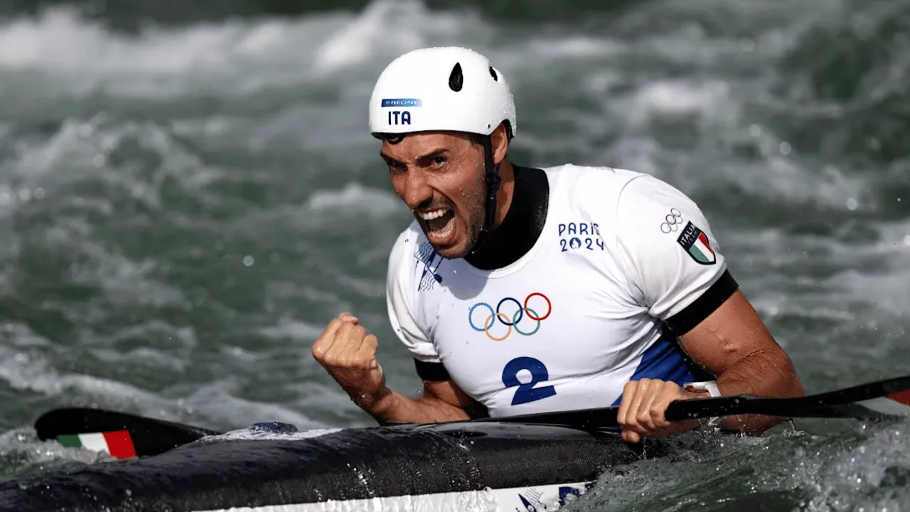 Paddling to Victory: Giovanni De Gennaro's Golden Moment at the Paris 2024 Canoe Slalom