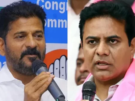 The High-Stakes Game of Politics: KTR Slams Revanth Reddy Amid Telangana Statue War