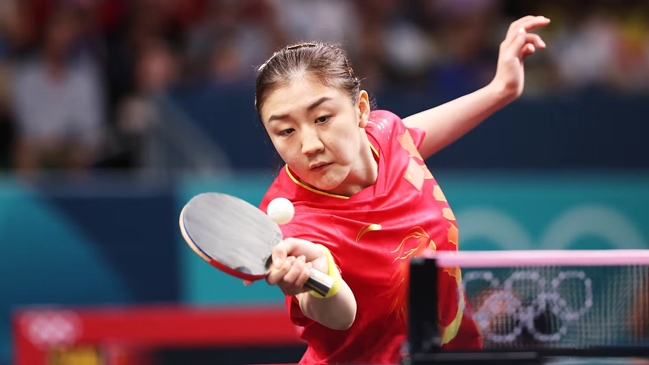 The Spin of Victory: Chen Meng's Golden Moment at Paris 2024 Table Tennis